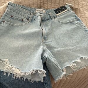 Abercrombie & Fitch Light Wash Jean Shorts